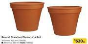 Round Standard Terracotta Pot-350mm x 450mm Each