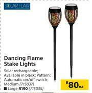 Builders Warehouse Solar Flair Dancing Flame Stake Light Medium-Each offer