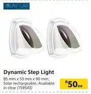 Builders Warehouse Solar Flair Dynamic Step Light-85mm x 53mm x 90mm Each offer