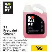 Builders Warehouse Go Paint Pre-Paint Cleaner-3Ltr offer