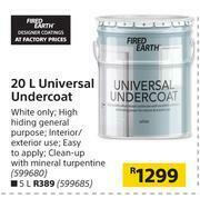 Builders Warehouse Fired Earth Universal Undercoat-20L offer