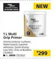 Builders Warehouse Fired Earth Multi Grip Primer-1Ltr offer