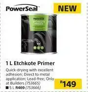 Builders Warehouse Powerseal Etchkote Primer-1Ltr offer