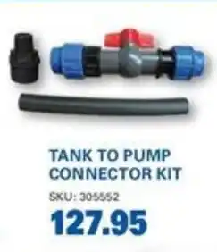 TANK TO PUMP CONNECTOR KIT