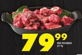 Shoprite BEEF POTJIEKOS per kg offer