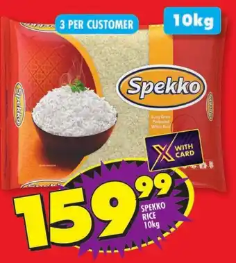 Shoprite SPEKKO RICE 10kg offer