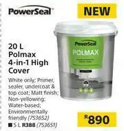 Builders Warehouse Powerseal Polmax 4-In-1 High Cover-20Ltr offer