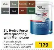 Builders Warehouse Fired Earth Damp X Hydro Force Waterproofing With Membrane-5Ltr offer