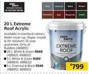 Builders Warehouse Fired Earth Extreme Roof Acrylic-20Ltr offer