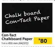 Con-Tact Chalkboard Paper-1m x 450mm