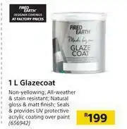 Builders Warehouse Fired Earth Glaze coat-1L offer