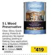 Builders Warehouse Silk Seal Wood Preservative-5L offer