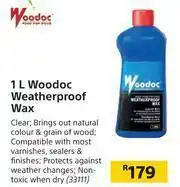 Builders Warehouse Woodoc Weatherproof Wax-1L offer