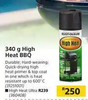 Builders Warehouse Rust Oleum High Heat BBQ-340g offer