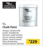 Builders Warehouse Fired Earth 1L Chalk Paint offer