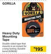 Builders Warehouse Gorilla Heavy Duty Mounting Tape offer