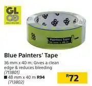 Gloo It Blue Painters Tape-36mm x 40m
