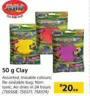 Crazy Crafts Clay-50g Each