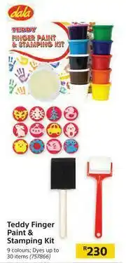 Builders Warehouse Dala Teddy Finger Paint & Stamping Kit offer