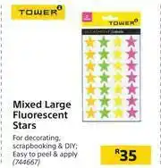 Builders Warehouse Tower Mixed Large Fluorescent Stars offer