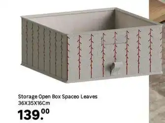 Leroy Merlin Spaceo - storage open box leaves 36x35x16cm offer