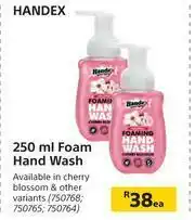 Builders Warehouse Handex 250ml Foam Hand Wash-Each offer