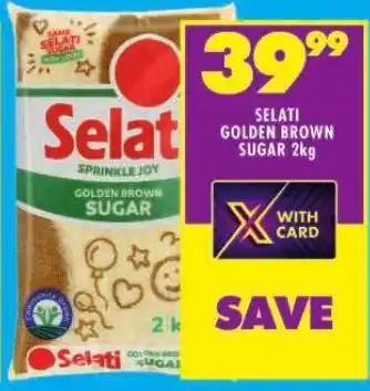 Shoprite SELATI GOLDEN BROWN SUGAR 2kg offer