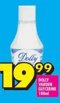 Shoprite DOLLY VARDEN GLYCERINE 100ml offer