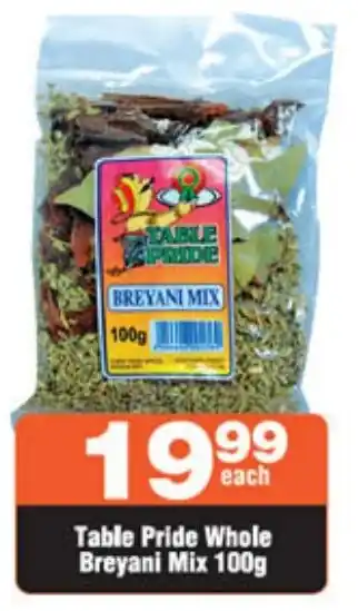 Check Star Table Pride Whole Breyani Mix 100g offer