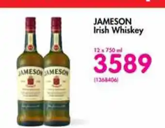 Makro’s liquor Jameson Irish Whiskey 12 x 750ml offer