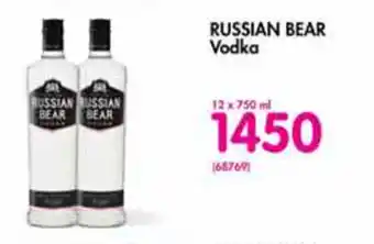 Russian Bear Vodka 12 x 750ml