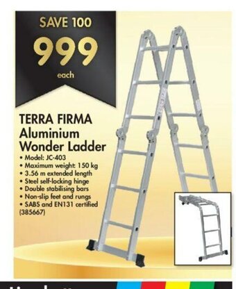 Makro Terra Firma Aluminium Wonder Ladder offer
