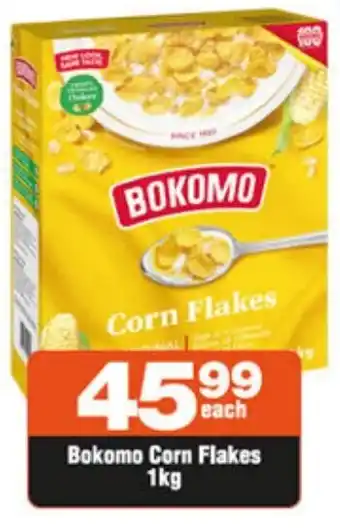 Check Star Bokomo Corn Flakes 1kg offer