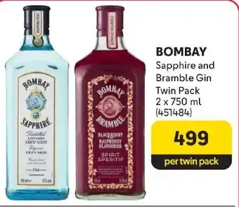 Makro BOMBAY Sapphire and Bramble Gin Twin Pack offer
