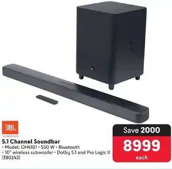 Makro JBL 5.1 Channel Soundbar offer