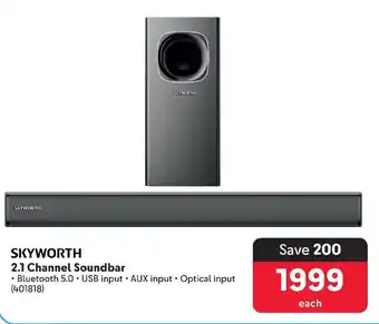 Makro SKYWORTH 2.1 Channel Soundbar offer