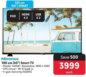 Makro Hisense 100 cm (40") Smart TV offer