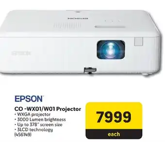 Makro EPSON CO-WX01/W01 Projector offer
