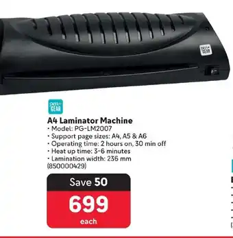 A4 Laminator Machine