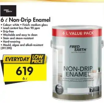 Makro Fired Earth 6L Non-Drip Enamel offer