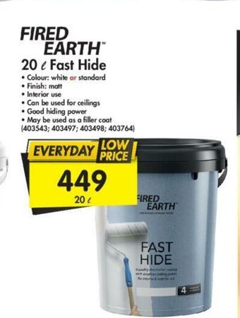 Makro Fired Earth 20L Fast Hide offer