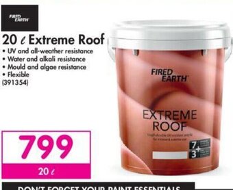 Fired Earth 20L Extreme Roof