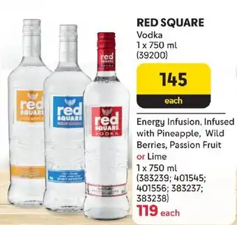Makro RED SQUARE Vodka offer