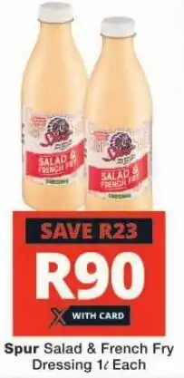 Checkers Spur Salad & French Fry Dressing 1L Each offer