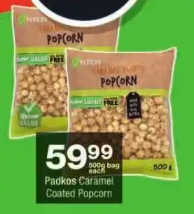Checkers Padkos Caramel Coated Popcorn offer
