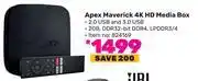 Game Apex Maverick 4K HD Media Box offer