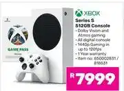 Game XBOX Series S 512GB Console offer