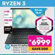 Game HP 15.6(39cm) Ryzen 3 Laptop offer