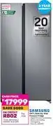 Game Samsung 647Ltr Side-By-Side Freezer Fridge offer