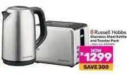 Game Russell Hobbs Stainless Steel Kettle And Toaster Pack offer